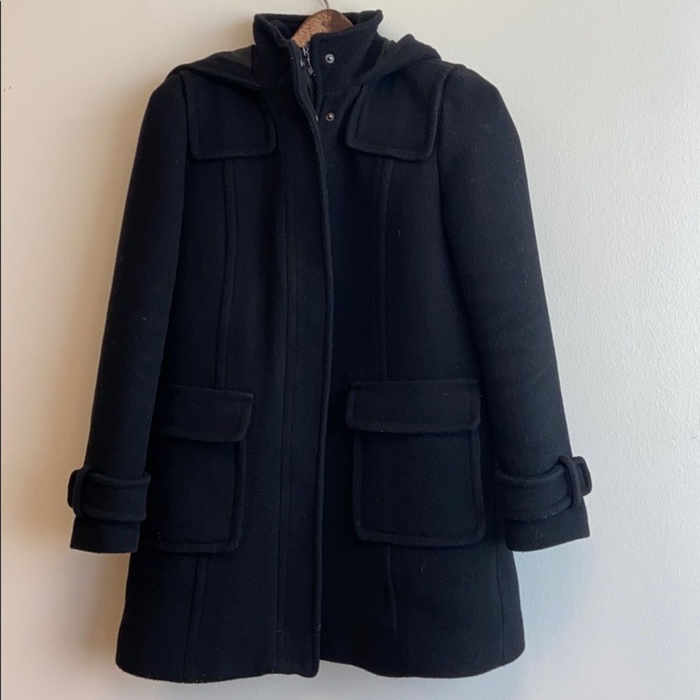 Banana Republic Coat with Hoodie Sz XS